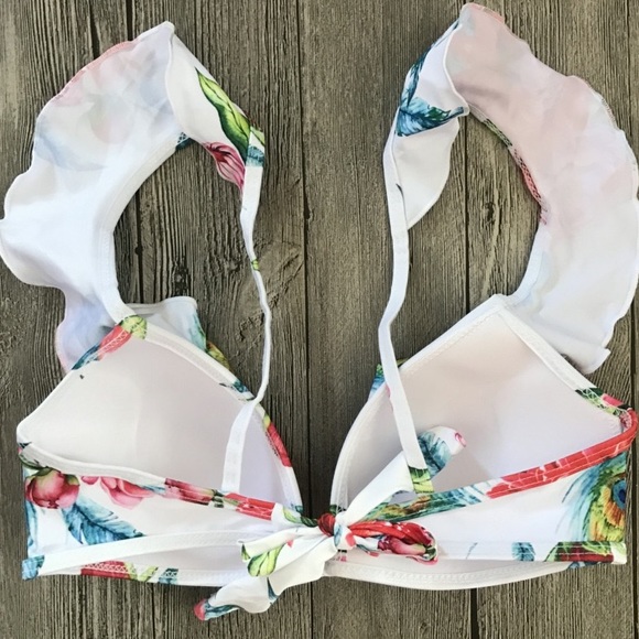 ♦️⛱Sweet Girl Floral Wavy Bikini - Picture 6 of 8